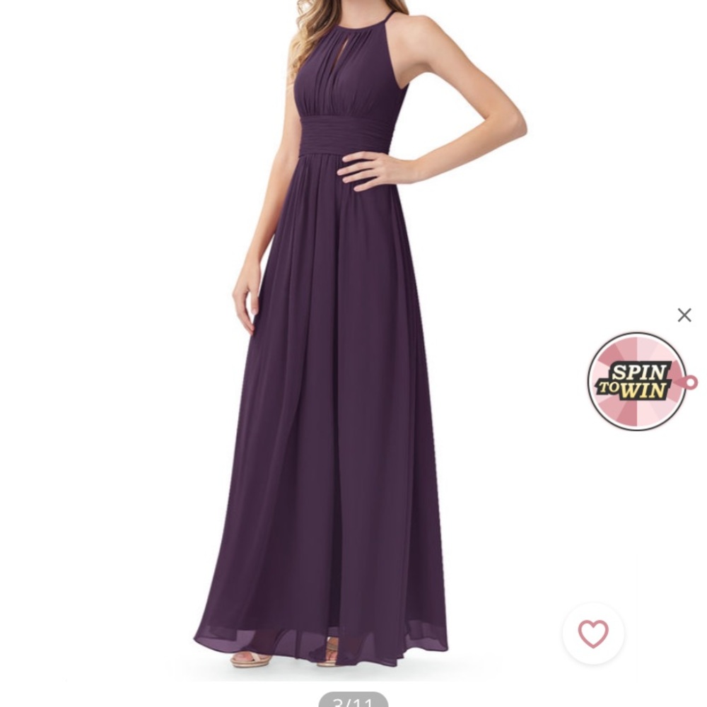 💜 NWT Azazie Bonnie Plum Bridesmaid Dress
